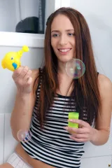 Adriana Zoom naked shower fun game Preview picture 1