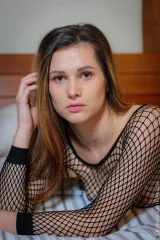 Josie Plays Shy With A Pillow Before Showing All Naked Preview picture 1