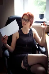Margarita adorable nude teenager with open legs in my office Preview picture 2