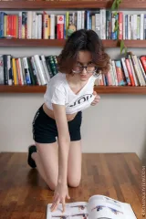 Polyna learns naked yoga poses Preview picture 5