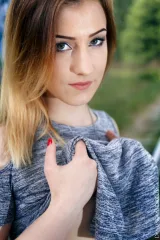 Sabrina small tits teen at graffiti wall Preview picture 5