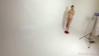 Selena nude photosession backstage frame 6