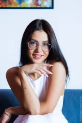 From Glasses to Naked Grace Francheska on the Sofa Preview picture 1