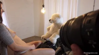 Viola Kat Naked Backstage Ride On The Motorcycle frame 1