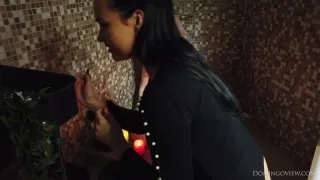 Waxplay nude photo video session backstage with Ingrid frame 4