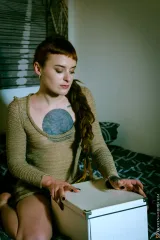 Bryla Lets The Pins Bite Her Tattooed Skin Preview picture 1
