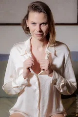 Milf Melissa Erotic Bedroom Secrets In White Shirt Preview picture 1