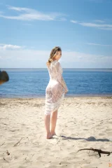 Outdoors Masturbation With Mia Luna Against Ocean Waves Preview picture 1