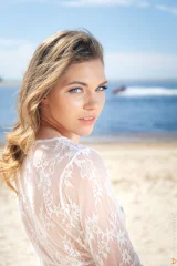 Outdoors Masturbation With Mia Luna Against Ocean Waves Preview picture 2