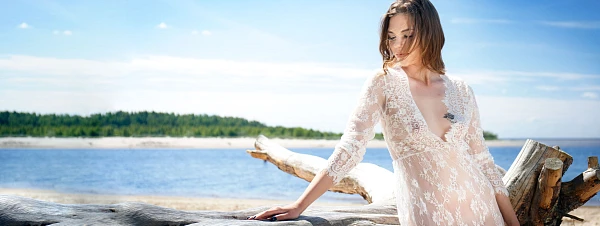 Outdoors Masturbation With Mia Luna Against Ocean Waves